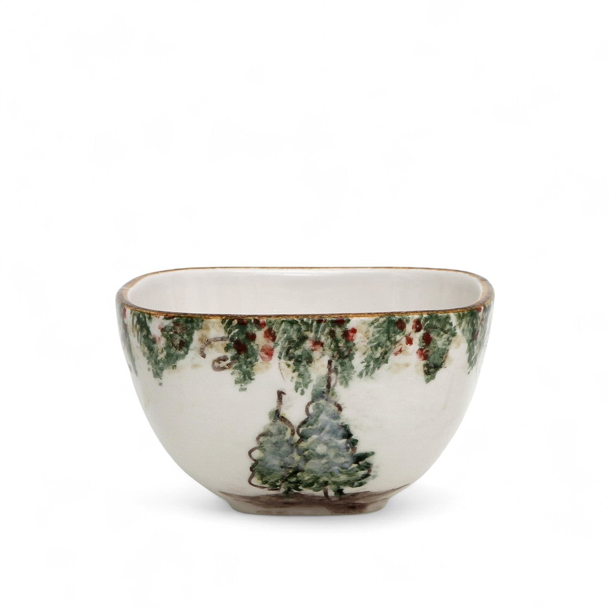 ARTE ITALICA: Natale Square Cereal Bowl