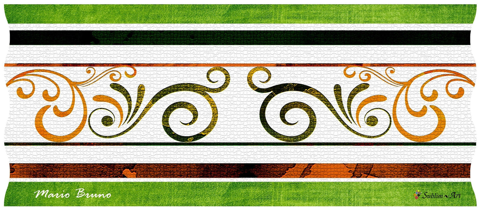 SUBLIMART: Ricco Italia Tumbler Green/Blue - by Mario Bruno (Design 6400)