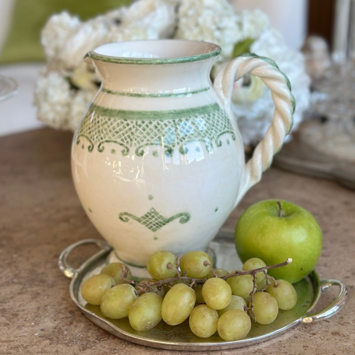 ARTE ITALICA: Burano Green Small Pitcher