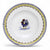 ORVIETO BLUE ROOSTER SIMPLE: Dinner Plate