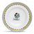 ORVIETO GREEN ROOSTER SIMPLE: Dinner Plate