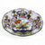 FAENZA-CARNATION: Pasta/Soup Scalloped Rimmed Bowl Plate