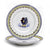 ORVIETO BLUE ROOSTER SIMPLE: Pasta/Soup Rimmed Bowl Plate