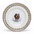ORVIETO RED ROOSTER SIMPLE: Pasta/Soup Rimmed Bowl Plate