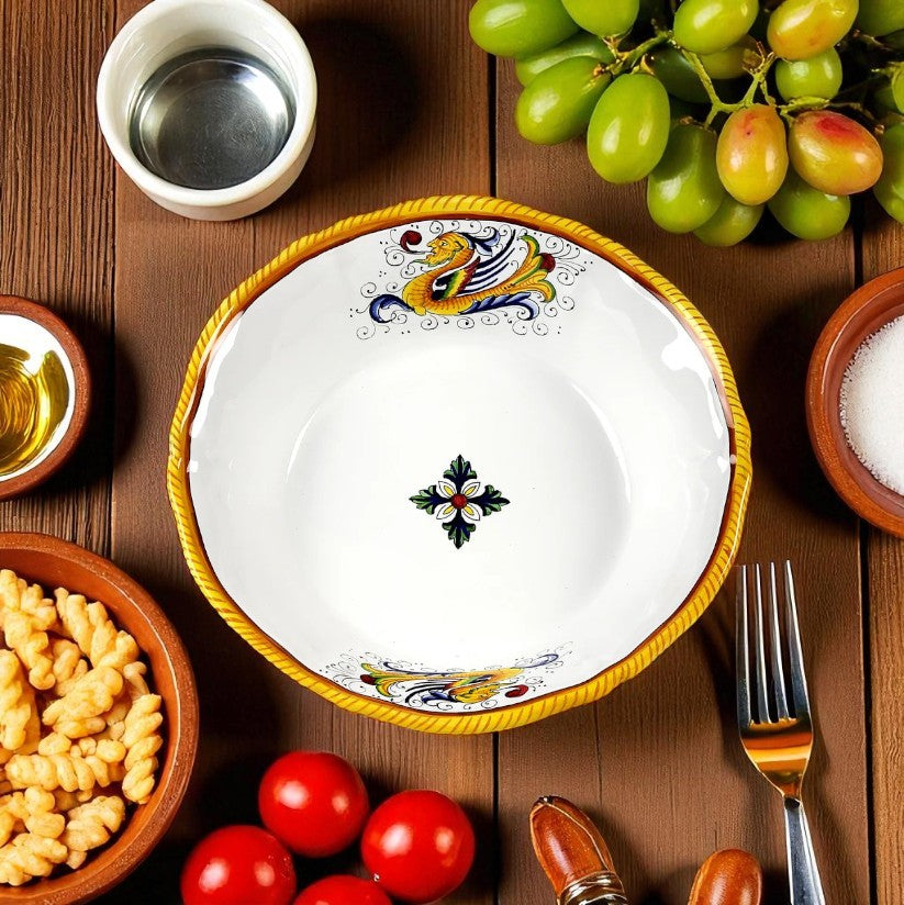 RAFFAELLESCO LITE: Serving Pasta/Salad Large Bowl - artisticaitalian.com