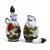 FAENZA-CARNATION: Oil and Vinegar Salt and Pepper menage [R]