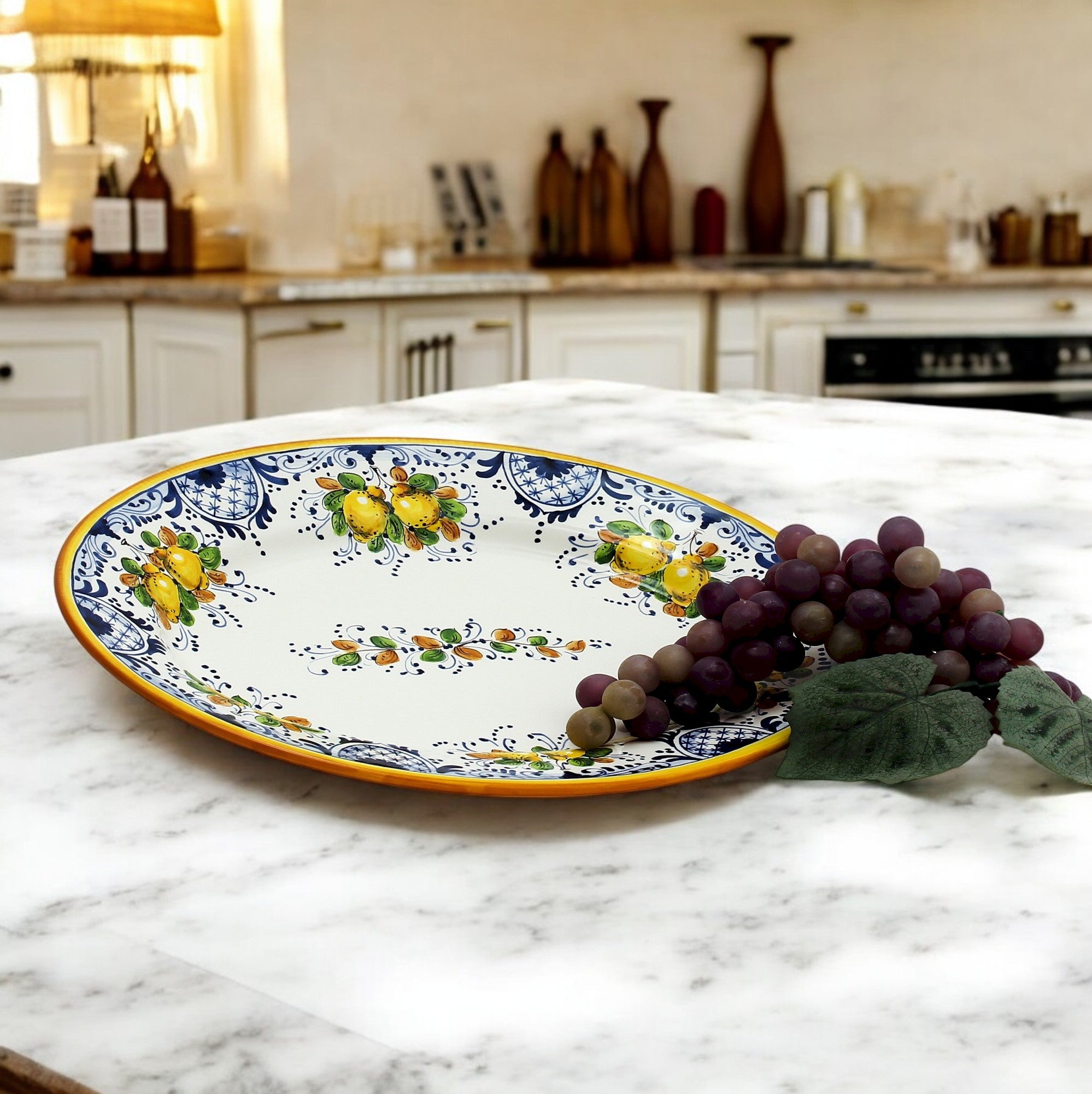 LIMONCINI: Oval Large Serving Platter - artisticaitalian.com