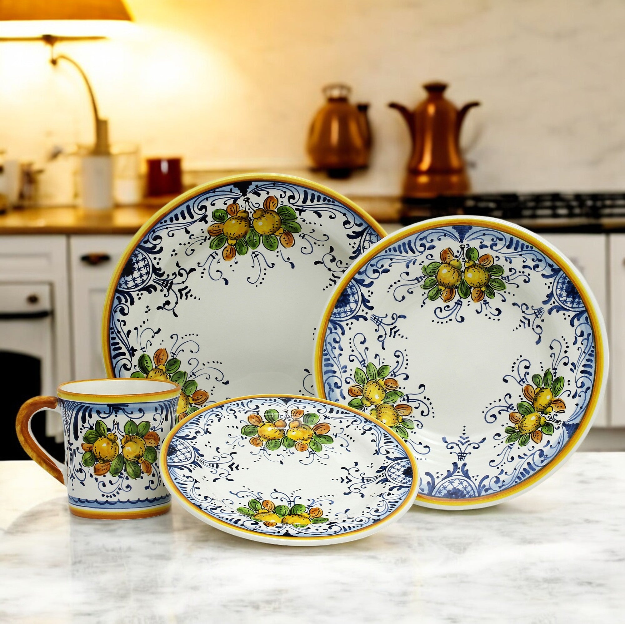 LIMONCINI: Four Pieces Place Setting - artisticaitalian.com