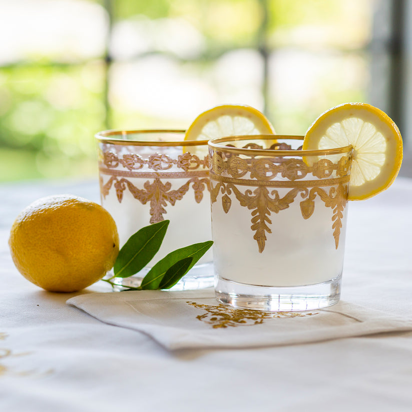 ARTE ITALICA: Vetro Gold DOF Glass - artisticaitalian.com