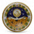 MAJOLICA: Large wall plate with Renaissance Putto Tuscan Design (22D)