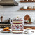 ORVIETO RED ROOSTER: Traditional Biscotti Jar - artisticaitalian.com