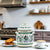 ORVIETO GREEN ROOSTER: Traditional Biscotti Jar - artisticaitalian.com