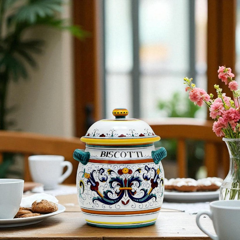 RICCO DERUTA DELUXE: Traditional Biscotti Jar