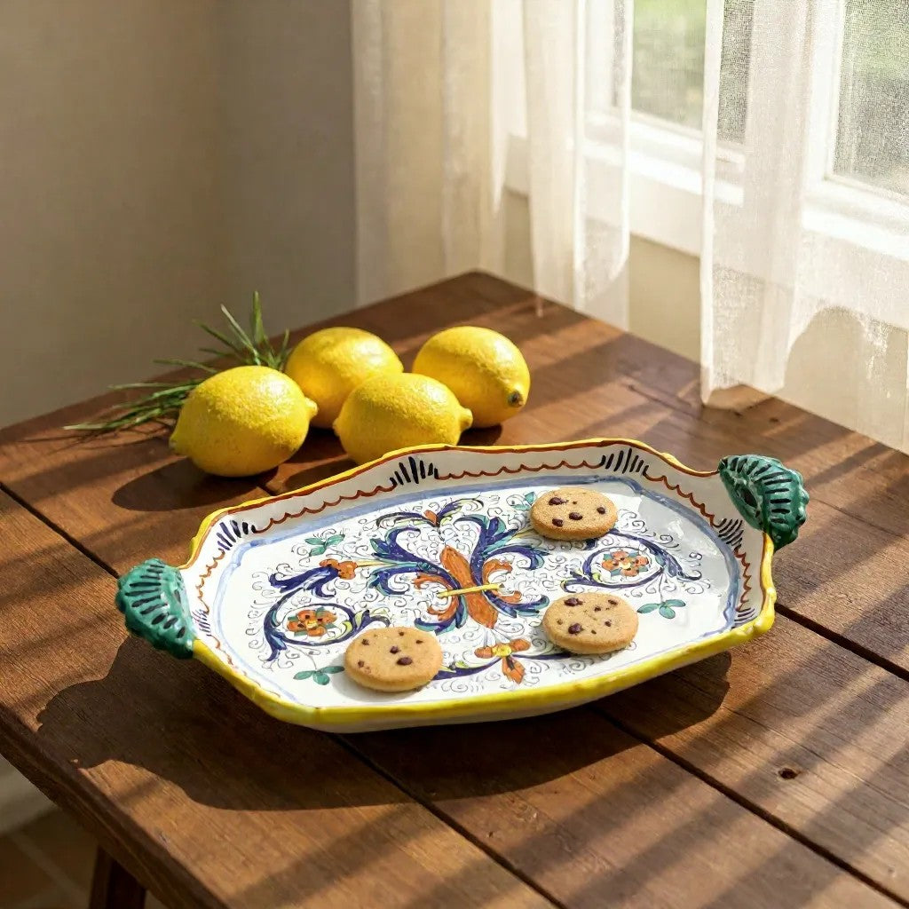 RICCO DERUTA: Scalloped Deluxe Tray - artisticaitalian.com