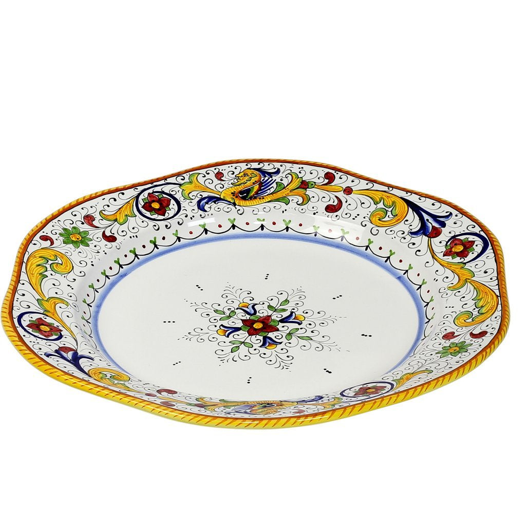 RAFFAELLESCO DELUXE: Hexagonal Extra Large Charger Platter
