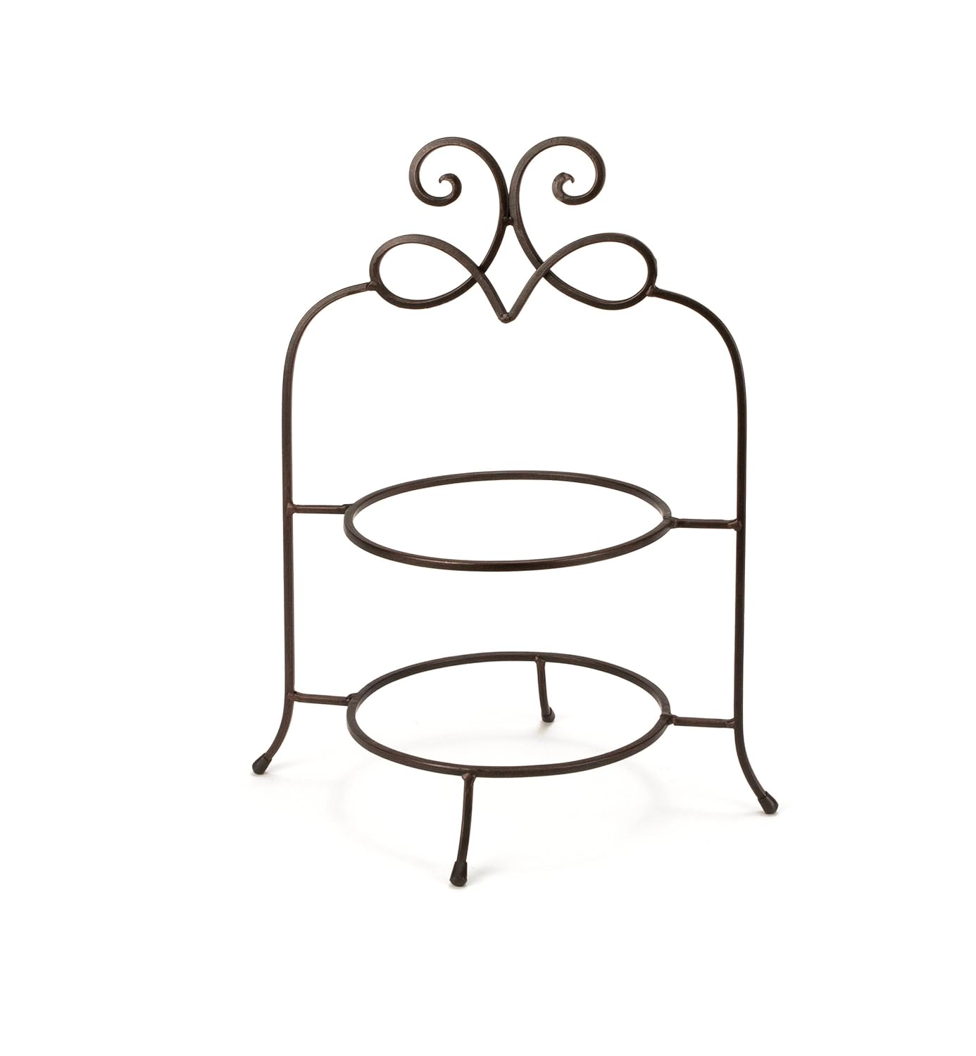 METAL STAND:  2 Tier Metal Plate Rack