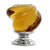 JEWERLY BOX: Authentic Deruta Keepsake Square Box with Murano Knob - RICCO DERUTA design