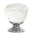 JEWERLY BOX: Authentic Deruta Keepsake Square Box with Murano Knob - RICCO DERUTA design