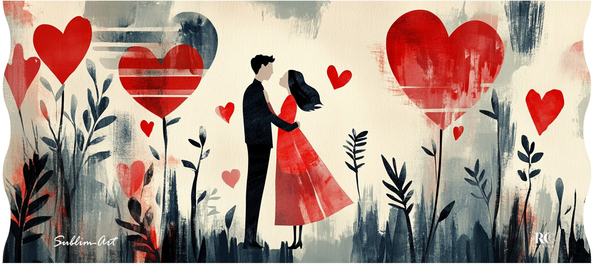 SUBLIMART: LOVE.ly Ceramic Mug – "The LOVE.ly Garden"