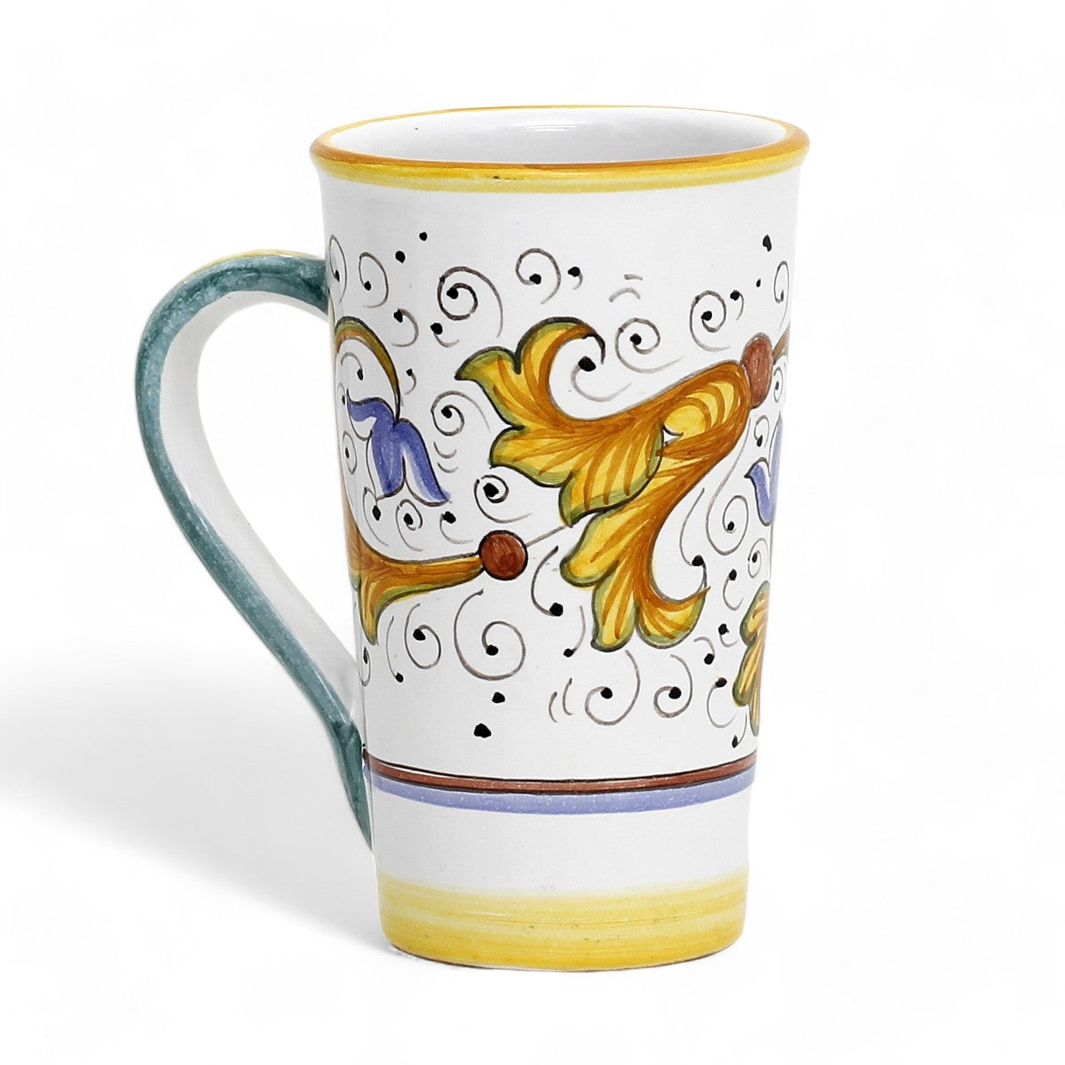 PERUGINO: Tall Latte Mug with handle (16 Oz.)