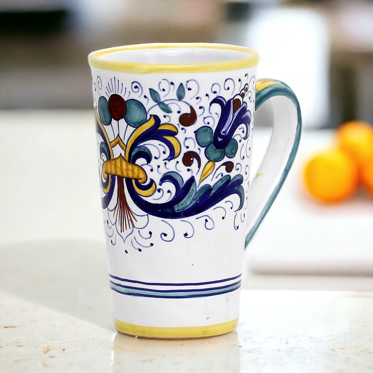 RICCO DERUTA CLASSICO: Tall Latte Mug with handle (16 Oz.)