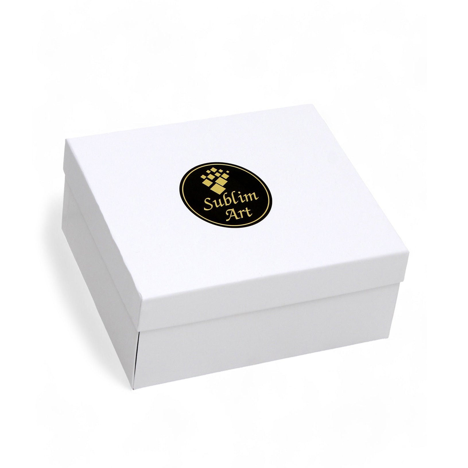 RICCO ITALIA DERUTA: WOOD BOX Lined Square Large Wood keepsake box with printed tile - Ricco Italia Deruta Design