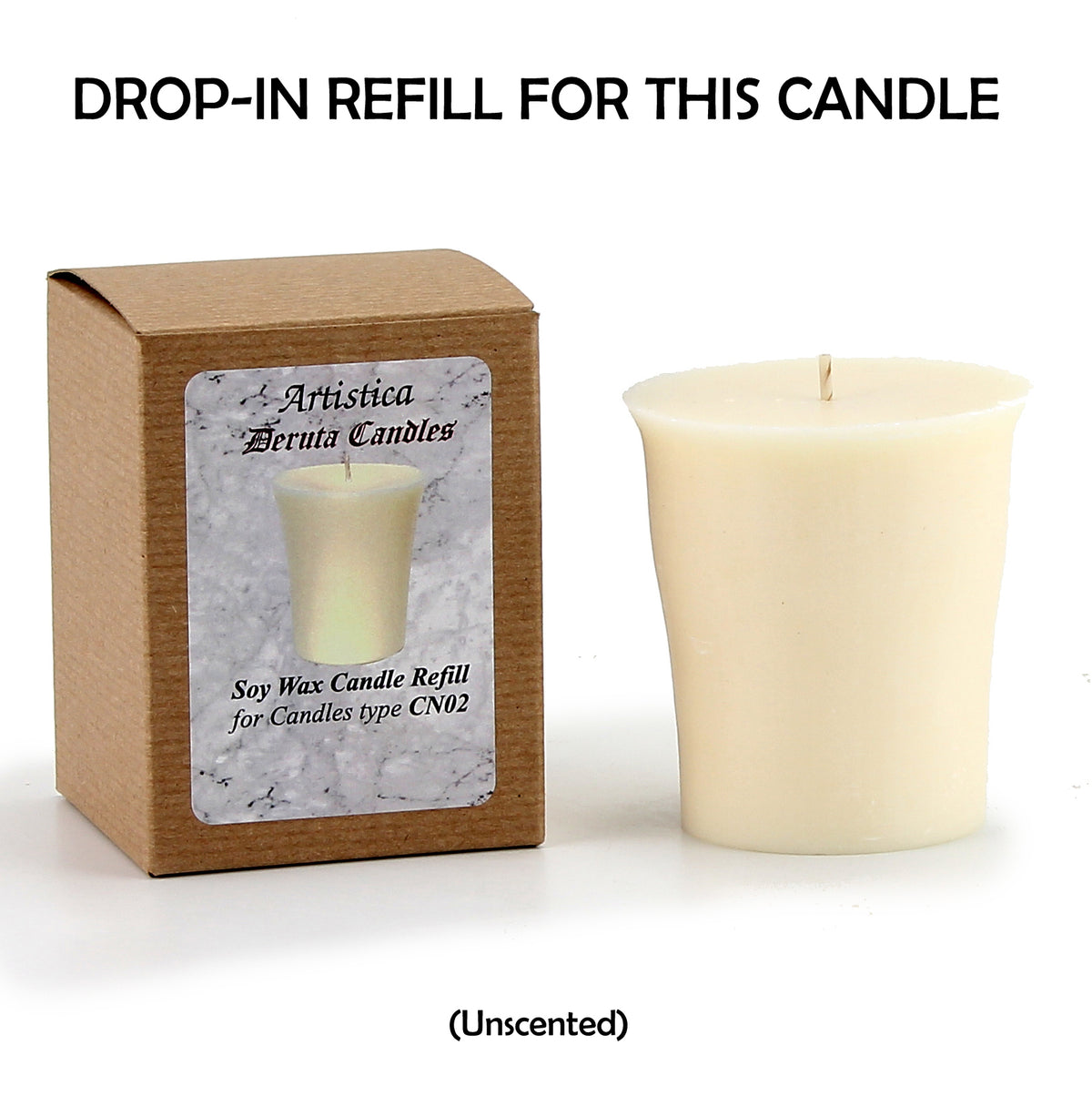DERUTA CANDLES: Deluxe Precious Flared Candle RAFFAELLESCO DELUXE Design