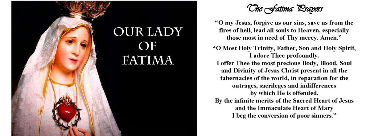 SUBLIMART: Prayer Candle - Porcelain Soy Wax Candle Our Lady of Fatima