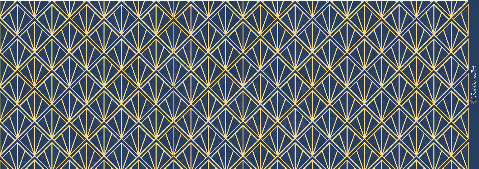 SUBLIMART: Geometrical - Porcelain Soy Wax Candle (Design #GEO02)
