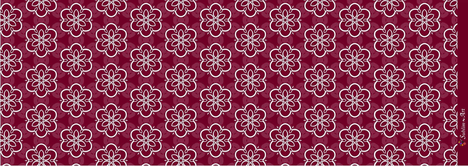 SUBLIMART: Geometric - Porcelain Soy Wax Candle (Design #GEO48)