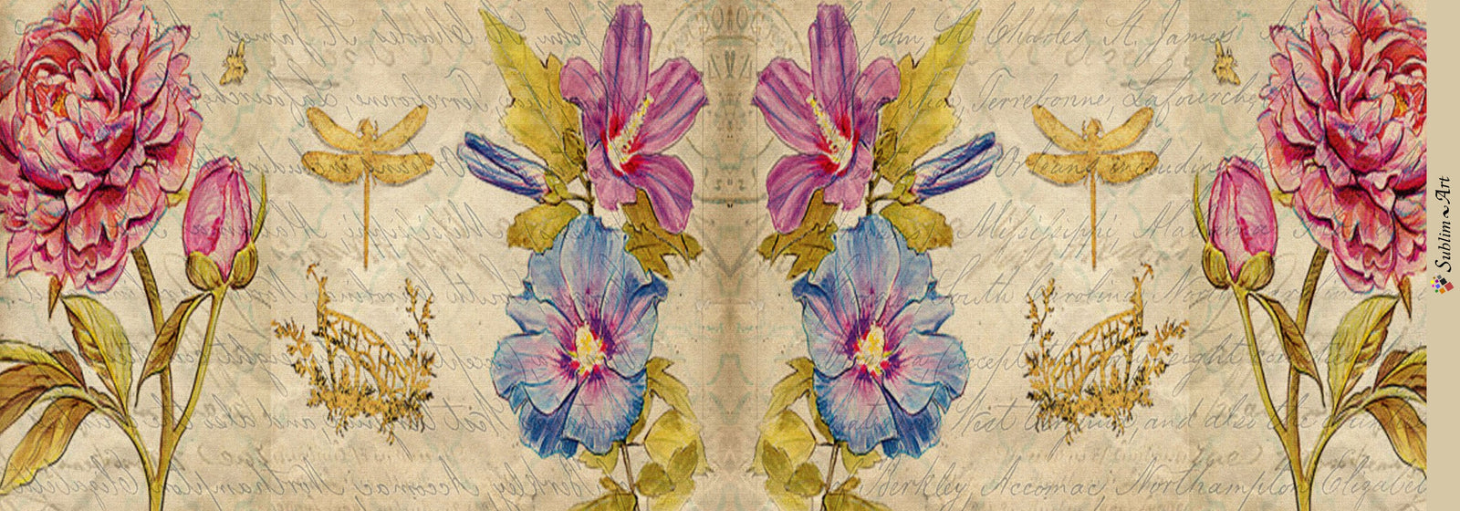 SUBLIMART: Vintage - Porcelain Soy Wax Candle (Design #VIN13)