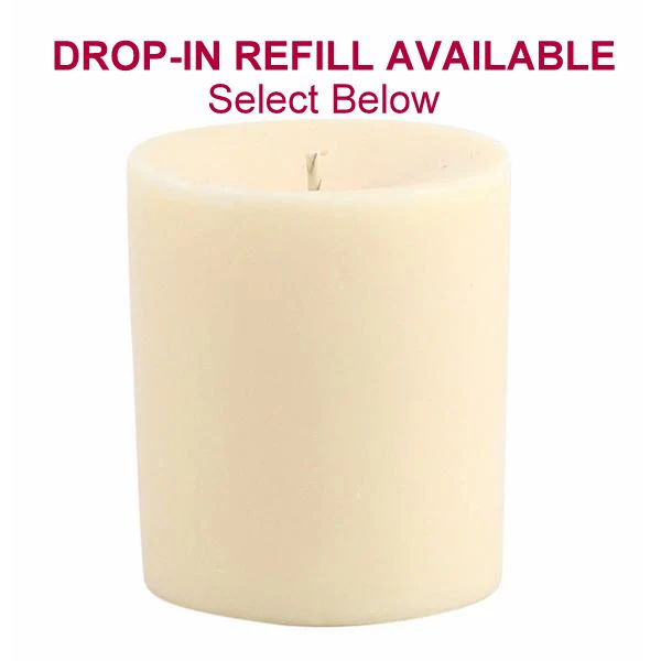 HOLIDAYS MURANO CANDLE: Murano Murrina Style Glass Tumbler (10 Oz.)