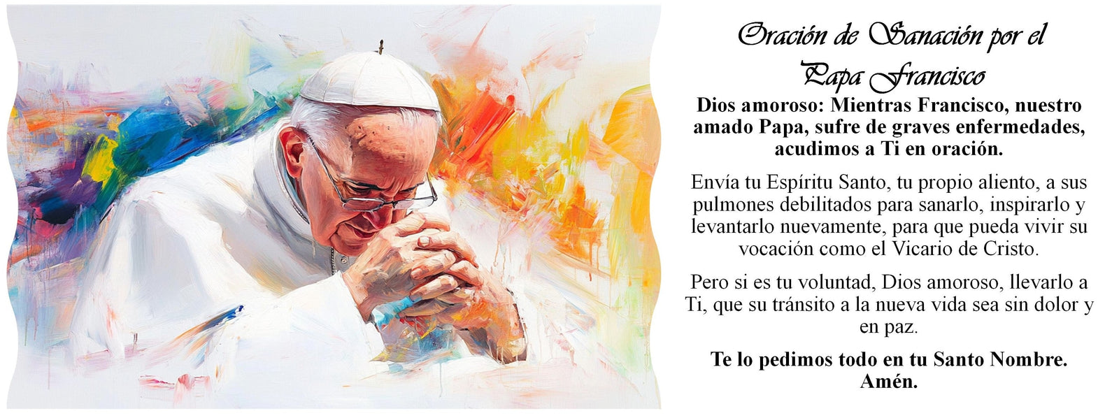 Pope Francis Prayer Candle – Porcelain Tumbler with Soy Wax & Healing Blessing