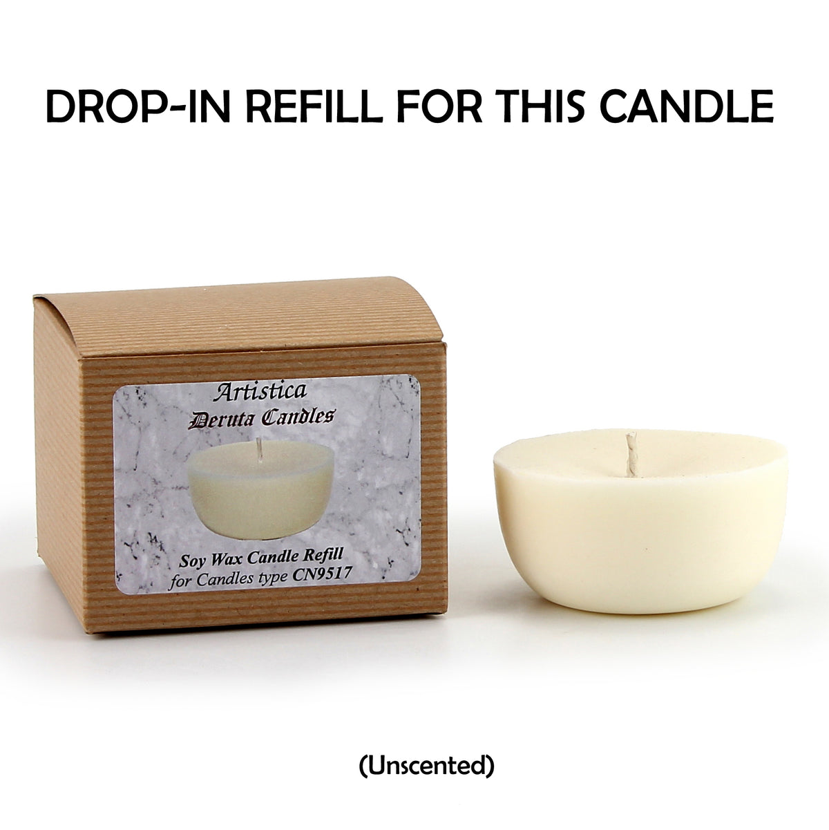 DERUTA CANDLES: Jar Candle with lid ~ Perugino Design