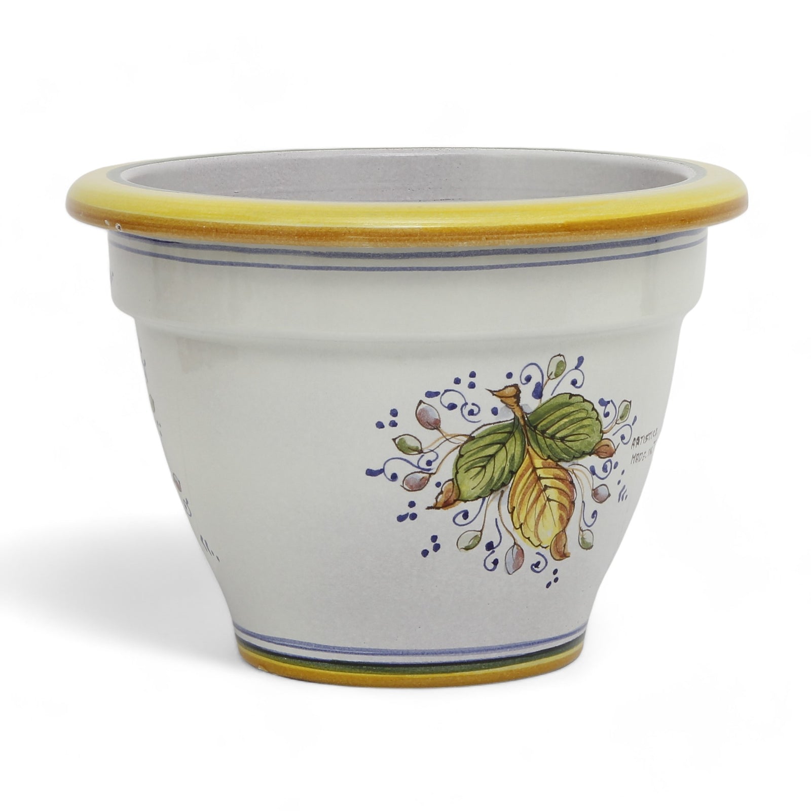 TOSCANA PLANTER: Round Tuscan planter/vase 'Campana' - Strong Terracotta indoor/outdoor freeze resistant - FRUTTA Design