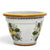 TOSCANA PLANTER: Round Tuscan planter/vase 'Campana' - Strong Terracotta indoor/outdoor freeze resistant - TUSCANIA Design