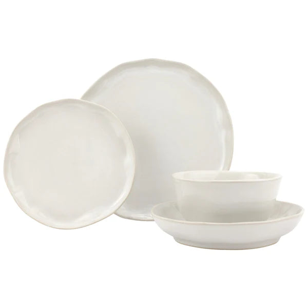 VIETRI: Forma Cloud Four-Piece Place Setting
