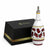 GIFT BOX: With authentic Deruta hand painted ceramic - OLIVE OIL DISPENSER BOTTLE Red Rooster Design