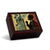 CIGAR HUMIDOR BOX: Luxury Mahogany Satin Finish fully lined in Cedar Wood - Stranger in the Night