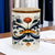 RICCO ITALIA DERUTA: Porcelain storage tall storage jar with sealing bamboo lid Ricco Italia Deruta