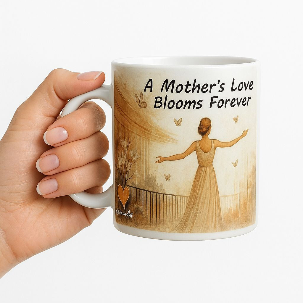 SUBLIMART: Mother's Day "Mother's Love Blooms Forever!" Bundle - Candle + Mug, by RC Designs
