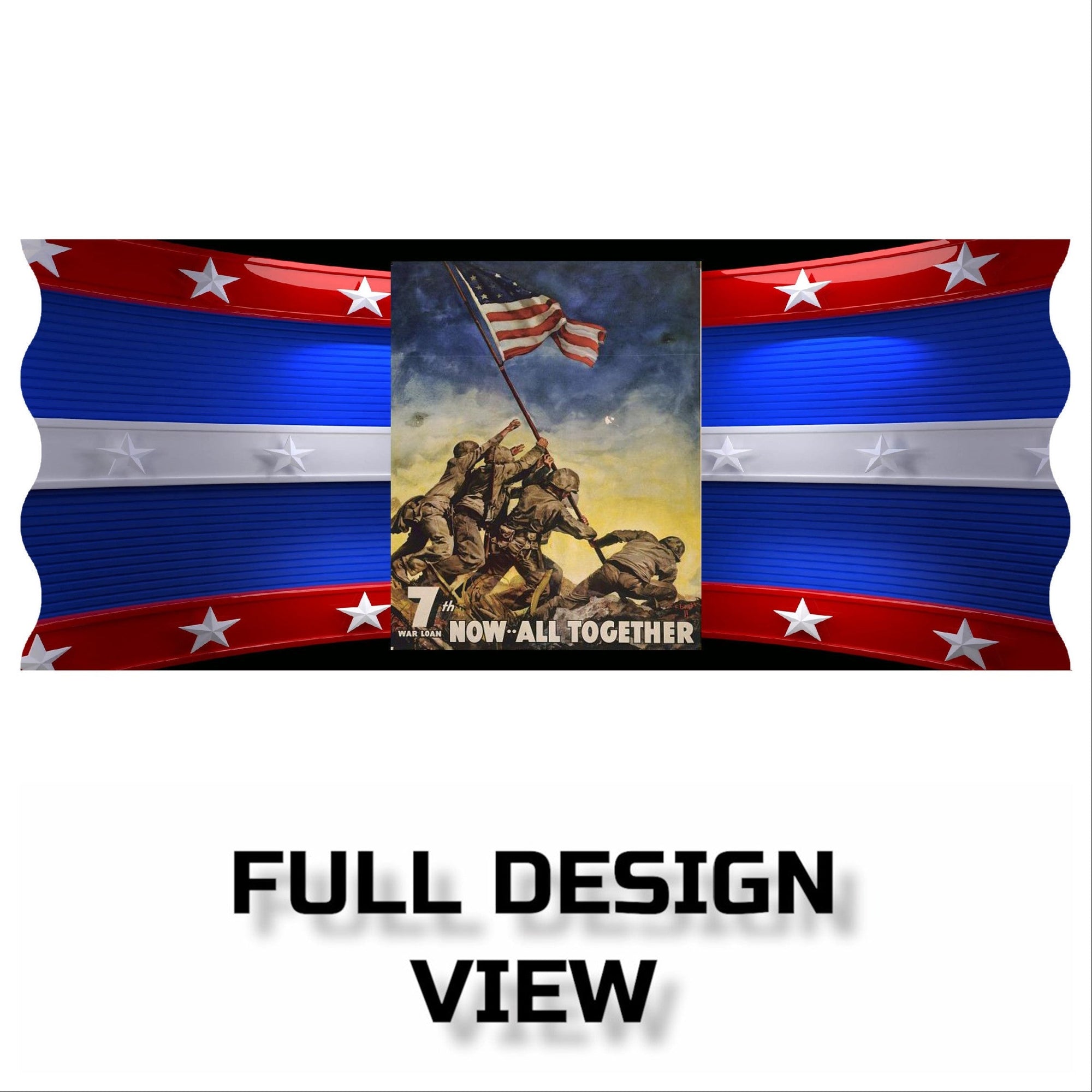 SUBLIMART: Patriotic Mug 'Now all together' color (Design 11)