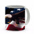 SUBLIMART: Patriotic Mug 'Flying Eagle on Flag' (Design 32)