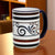 SUBLIMART: The Scroll & Stripe 15 Oz Coffee Mug by Mario Bruno Design