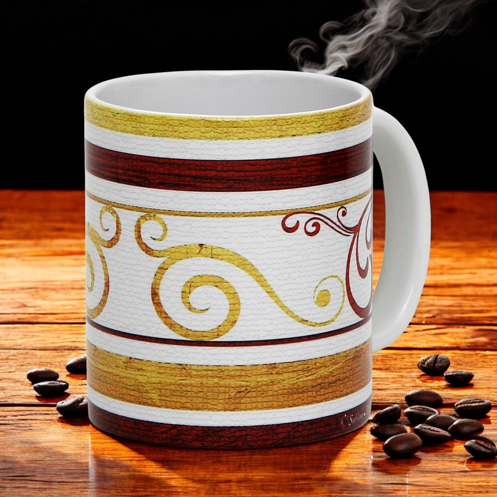 SUBLIMART: Ricco Italia Mug White Handle - by Mario Bruno (Design 6405)-