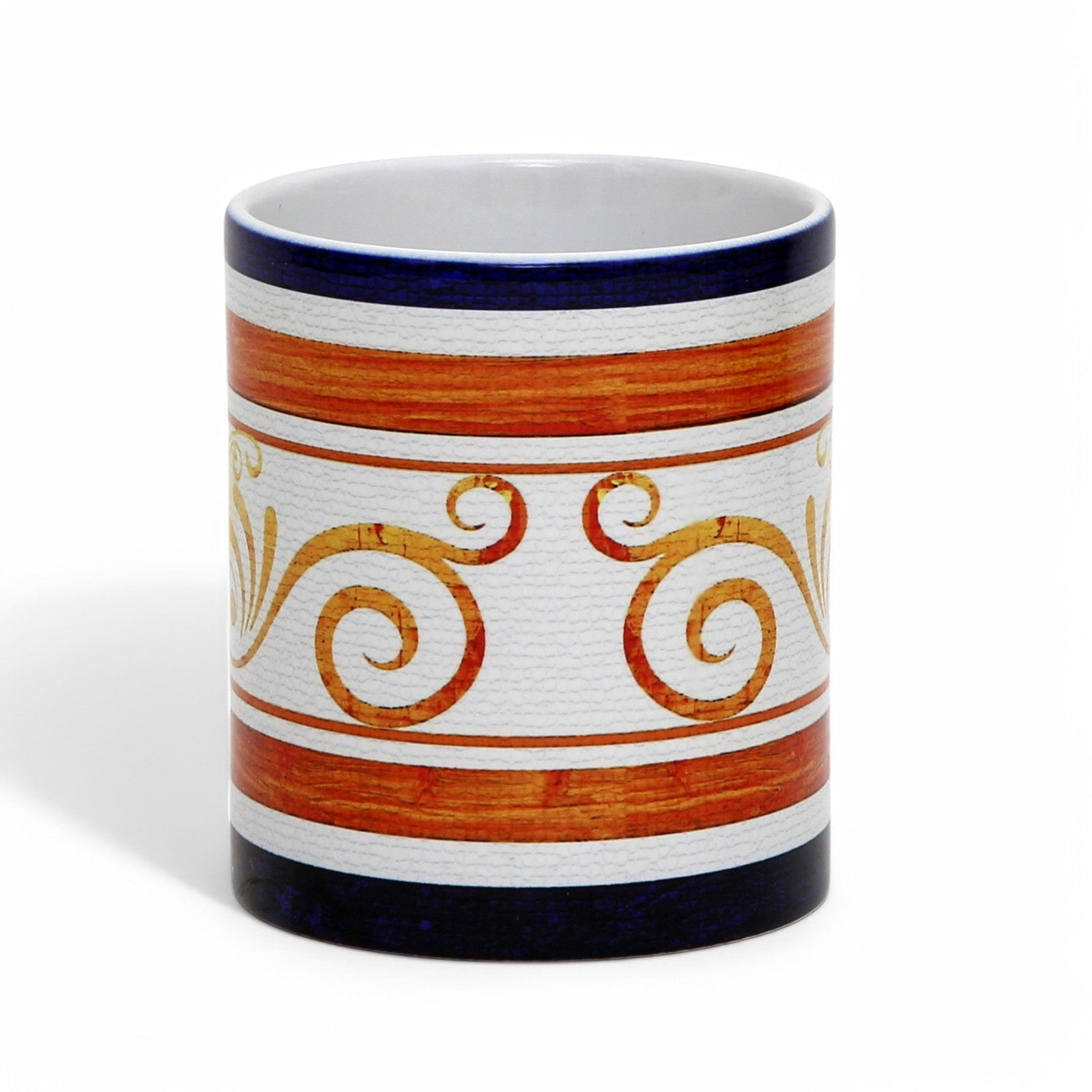 SUBLIMART: Ricco Italia Mug White Handle+Rim - by Mario Bruno (Design 6416)-