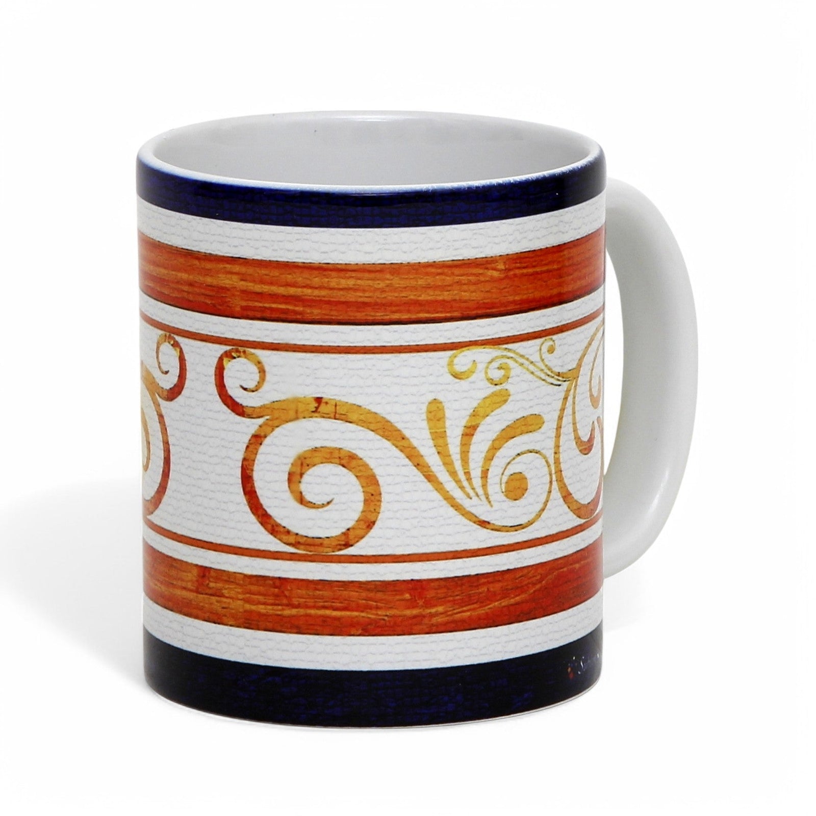 SUBLIMART: Ricco Italia Mug White Handle+Rim - by Mario Bruno (Design 6416)-