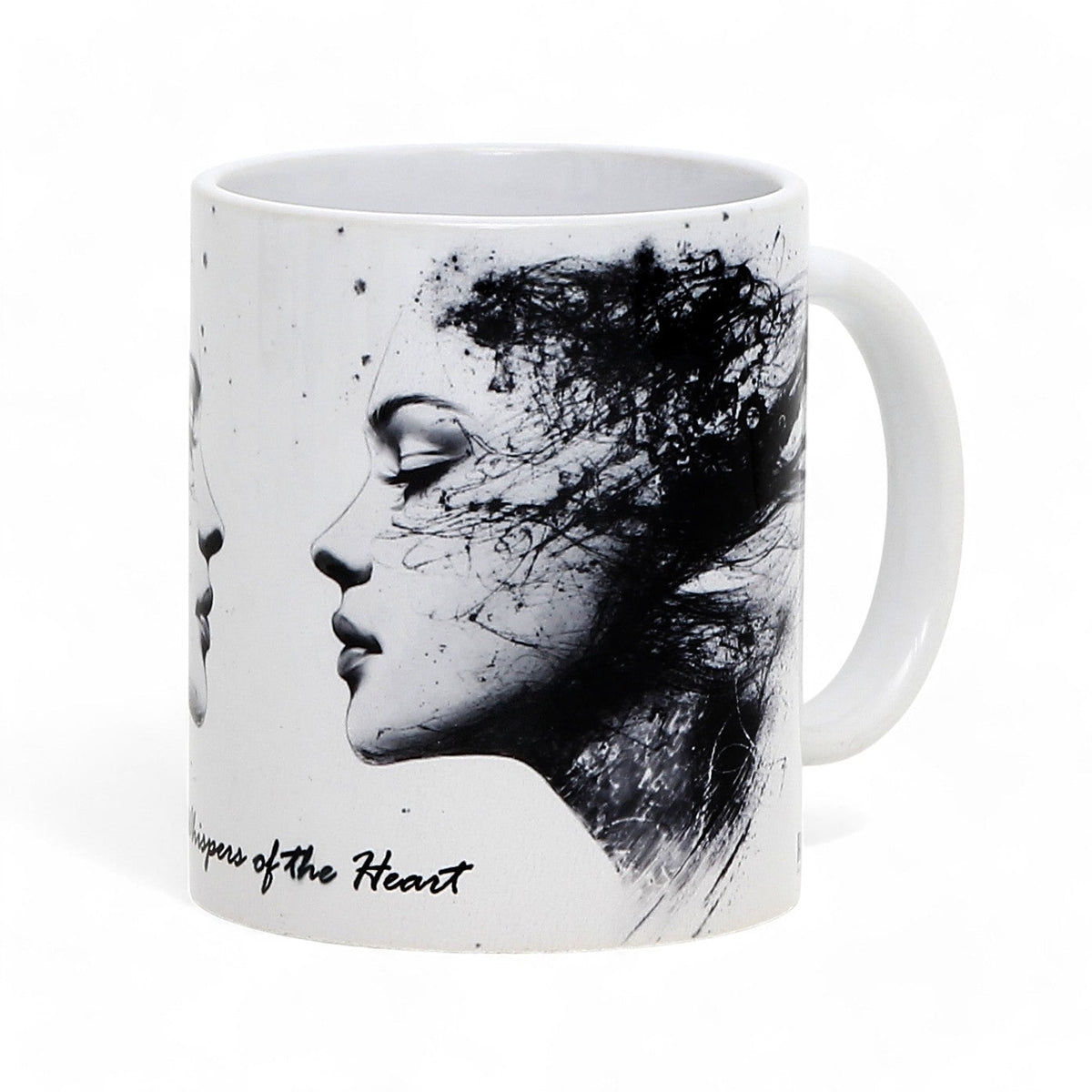 SUBLIMART: PASSIONE Ceramic Mug – "Whispers of the Heart"