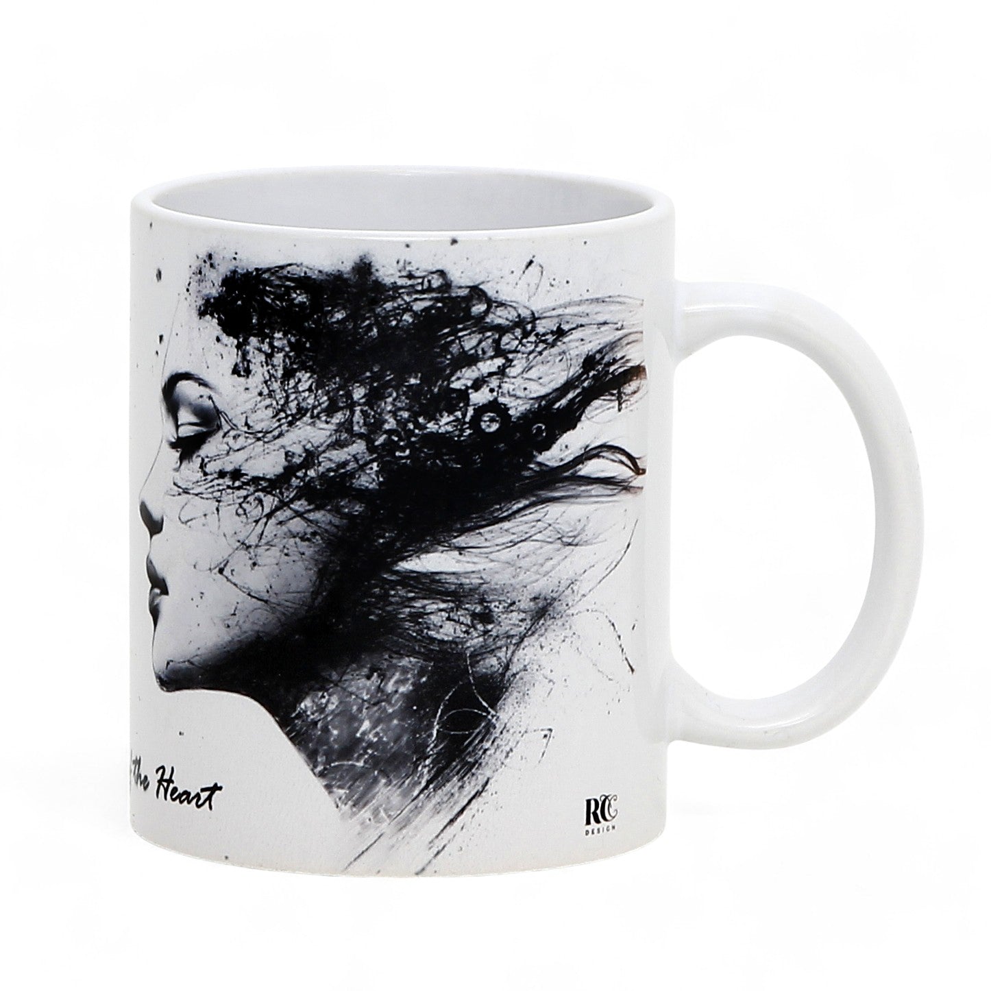 SUBLIMART: PASSIONE Ceramic Mug – "Whispers of the Heart"