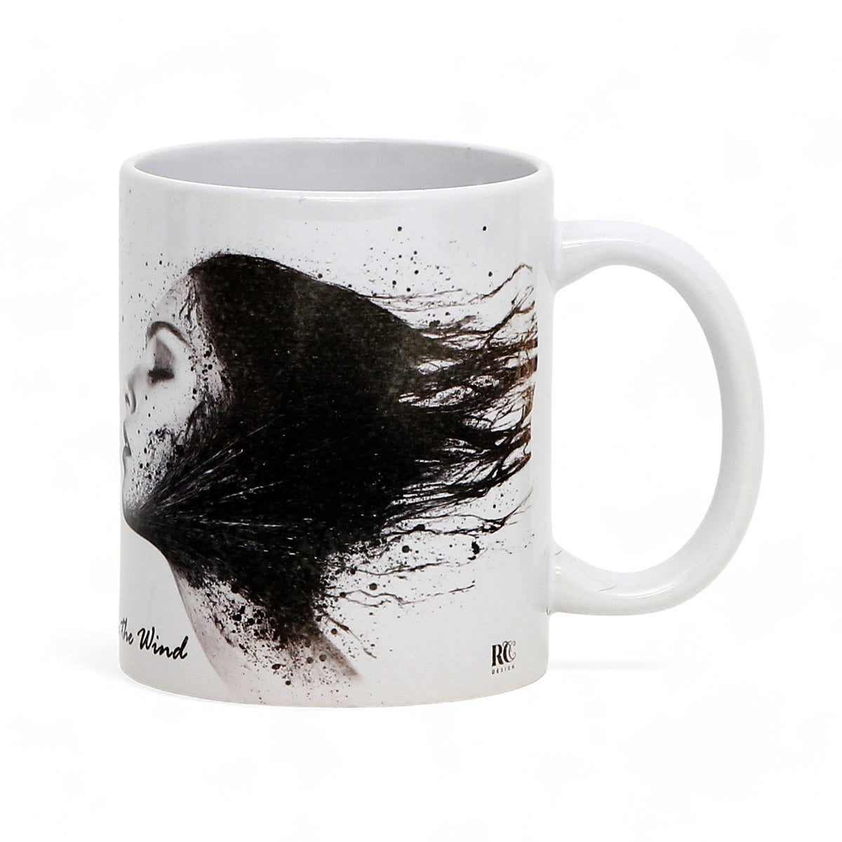 SUBLIMART: PASSIONE Ceramic Mug – "Passion in the Wind"